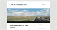 Desktop Screenshot of lincolnhighwayguide.com